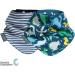 Cheeky Chompers Neckerchew and Neckerbib Bundle - Teething Bibs for Toddlers and Babies - Bandana Style - Baby Bib Gift Set - 4 Dribble Bibs - Preppy Stripes & Baby Dino - Buy Online on GoSupps.com