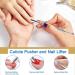 TAMUNI 7 Pcs Cuticle Remover Kit Comprehensive Manicure & Pedicure Tools Set - Cuticle Remover Cutter Nipper and Triangle Cuticle Nail Repair Durable Dead Skin Clipper Manicure Pedicure Tools - Buy Online on GoSupps.com
