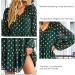 Naroote Womens Fashion Dress V-Neck Breathable Drawstring Travel Dress for Business Women Small Dark Green - Buy Online on GoSupps.com