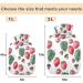 Naanle Strawberry Fruit Hot Water Bottle - 1L Transparent Heat Therapy for Pain Relief & Comfort - Buy Online on GoSupps.com