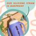 Set of 2 Glass Sippy Cups for Toddlers - The Luca | Mint Green & Indigo Purple | 8oz Spill-Proof Straw Cup | Silicone Straw | BPA-Free - Buy Online on GoSupps.com