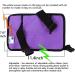 Youruimei 3 Bottle Violet Massage Oil Bag - Therapist Holster for Massage Lotion and Oils - Buy Online on GoSupps.com