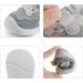 LACOFIA Baby Girls Toddler Sneaker | Anti-Slip Rubber Sole | Size 2.5 UK | Gray - Buy Online on GoSupps.com