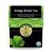 Buddha Teas Organic Ginkgo Biloba Tea - OU Kosher, USDA Organic, CCOF Organic, 18 Bleach-Free Tea Bags