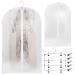 REECHO Hair Extensions Storage Set  Dust Garment Bags with Hanger and Flexible Clips  UP TO 15PCS Hair Extensions Storage Space Wig Bags Suitable for Wigs  Hairpieces