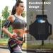 Universal Sports Phone Holder for Jogging | Running Bracelet with Headphone Pocket for iPhone 14 Pro Max/14 Pro/12/11/xS/8 - Black Zipper - Buy Online on GoSupps.com