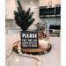 Rustic Bathroom Decor: Funny 'Put The Lid Down Before You Flush' Toilet Sign, Black Wooden Box Wall Art (6x6 Inch) - Buy Online on GoSupps.com