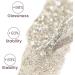Silver Glitter Gel Nail Polish Nail Varnish Soak off UV/LED Lamp French Manicure Nails Long Lasting Nail Art Manicure Salon DIY at Home - Buy Online on GoSupps.com
