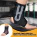 Ankle Brace with Maximum Metal Support for Injury Recovery | Compression Foot Support for Sprained Ankle & Plantar Fasciitis - Lace Up Design for Men & Women (Medium - Buy Online on GoSupps.com