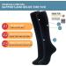 Fenglaoda 4 Pairs Compression Socks 20-30mmHg for Men & Women - Knee High Nurse Pregnant Medical Running Travel Athletic Socks - D-4Pairs Black/White - Large-X-Large - Buy Online on GoSupps.com