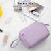 Narwey Large Purple Makeup Bag Travel Toiletry Organizer for Women - Buy Online on GoSupps.com