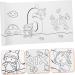 COHEALI 1 Roll Roll Drawing Paper Kids Paint Paper Diy Painting Paper Tracing Paper for Kids Stickers Puzzle As Shown 300X30CM - Buy Online on GoSupps.com