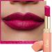 Oulac Soft Matte Lipstick for Women - Magenta Lipstick & Blush Duo Cream to Powder Texture Color Rich Lightweight & Smooth Enriched with Rose Oil Vegan & Cruelty-Free| 3.6g (Y03) Addicted to Love (Y03)