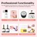 Modelones 16 Colors Poly Nail Gel Kit with Lamp | Clear Nude Pink Brown & Red | Complete Nail Extension Art Solution - Buy Online on GoSupps.com