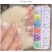 Belicey 3D Colorful Acrylic Flower Nail Charms Kit with AB Nail Gems - DIY Nail Art Rhinestones and Crystals Set - Buy Online on GoSupps.com