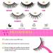 Self Adhesive Eyelashes - 5 Pairs Reusable No Glue Needed | Natural False Lashes + Lash Tweezers | Fruit Party Mix Set - Buy Online on GoSupps.com