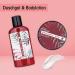 Accentra Women's Cherry Spa 4-Part Care Set | Sea Grass Basket with Shower Gel Bathing Salt Body Lotion & Net Sponge | Perfect Wellness Gift for Birthdays Valentine's Day & Christmas - Red - Buy Online on GoSupps.com