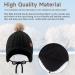 XIAOHAWANG Winter Baby Hat | Velvet Lined Toddler Beanie with Earflaps | Warm Infant Hat with Pompom for Girls | 0-6 Months | Black - Buy Online on GoSupps.com