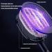Multifunction Foldable Electric Fly Swatter Rechargeable Mosquito Zapper Racket 2-in-1 Insect Killer Racket with 3-Layer Safety Mesh Rotating Head for Indoor Outdoor 3000V Dark-Green - Buy Online on GoSupps.com