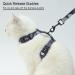 PUPTECK Cat Harness and Leash Set - Escape Proof Adjustable for Small Cats and Puppies - Dark Grey - Buy Online on GoSupps.com
