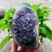 200g-2000g Natural Amethyst Geode Quartz Cluster Crystal Specimen Stone 1pc Suitable for Home Room Decoration Full of Texture (Color : 320g-450g 1pc)
