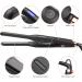 Mini Hair Straightener for Short Hair & Beard - Adjustable Temperature Flat Iron for Pixies & Tight Curls (Black) - Buy Online on GoSupps.com