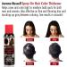 Jerome Russell Black Hair Thickener Spray 3.5 oz - Conceals Bald Spots, Grey Hair, and Extensions Tracks - For Men and Women - Buy Online on GoSupps.com
