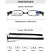 Lanomi Foldable Reading Glasses - 360 Rotating Temples Mini Pocket Reader Metal Design | +1.00 to +4.00 Diopters in Brown - Buy Online on GoSupps.com