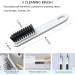 3 Pack Toilet Brush and Holder Set with Silicone Bristles - Gray Bathroom Accessories - Buy Online on GoSupps.com