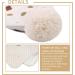 XIAOHAWANG Knitted Baby Hat with Pompom | Winter Warm Beanie for Boys & Girls 4-7 Years | Fleece Lining Toddler Kids Hat in Beige - Buy Online on GoSupps.com