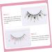 minkissy 3 Pairs False Lashes Color Lashes Colored Lashes Cluster Lashes Colored Lash Extensions Lashes for Women Natural Women Lashes Individual Lashes Eyelash Imitation Extend - Buy Online on GoSupps.com