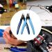 CYH Mini Wire Cutters - 4 Pcs Snips Cutter - Side Cutters Electrical Wire Cable Cutters - Flush Cutters with Non-Slip Soft Handle - for Jewelry Craft DIY Model-Making Light Blue - Buy Online on GoSupps.com