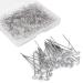 200 Pieces Crystal Diamond Head Pins 1.5 Inch Diamond Head Straight pins for Flower Stainless Steel Bouquet Pins Corsages Flower Pins for Craft Wedding Flower Decoration
