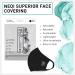 Neqi Community Face Coverings - Reusable Washable Fabric Masks (3-Pack) | Breathable S/M Black Nose & Mouth Cover - Buy Online on GoSupps.com