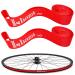 Ishaza Pack of 2 Bicycle Rim Strip 26" x 20mm  Red Rim Tape High-Pressure, Puncture & Temperature Resistant Durable Elastic PVC Bike Wheel Liner for Mountain & Road Bicycle 26Inch x 20mm Red