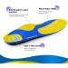 Orthopedic Heel Spur Shoe Inserts for Flat Feet & Plantar Fasciitis - XS Yellow Insoles for Men & Women (35-38) - Buy Online on GoSupps.com