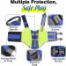 Pawaboo Dog Life Jacket - Adjustable Buoyant Swim Vest with Reflective Rescue Handle | Medium Light Yellow - Buy Online on GoSupps.com
