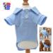 Lovelonglong Basic Dog Polo Shirts Premium Cotton, Polo T-Shirts for Large Medium Small Dogs with a Two-Button Collar Blank Color Sky-Blue L L (-18lbs) Sky-Blue