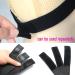 BLUPLE 3 PCS Adjustable Elastic Wig Bands with Velcro - Edge Laying Bands for Lace Melting & Comfort - Black (3 PCS) - Buy Online on GoSupps.com