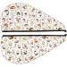 Hair Towel Wrap with Button | Fast-Drying Towel Turban for Quick Hair Drying | Cute Mushrooms & Butterflies Design - Buy Online on GoSupps.com