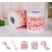 Merry Christmas Toilet Paper - 2/5 Rolls Christmas Toilet Paper Roll Santa Holiday Toilet Paper Fun Tissue Napkin Prank Novelty Colored Toilet Paper Santa Printed Paper Towels Gift - Buy Online on GoSupps.com