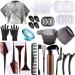 38pcs Hair Dye Coloring Kit, Hair Tinting Bowl, Dye Brush, Ear Cover, Gloves for DIY Salon Hair Coloring Bleaching Hair Dryers Hair Dye Tools