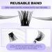 D Curl 0.07mm 8-16mm Mix Cluster Lashes | Soft & Wispy DIY Extensions | Wide Stem Individual Eyelashes - XHFD-C3-0.07-D-816 - Buy Online on GoSupps.com