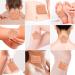 32Pcs Castor Oil Pack Patches Set for Waist Stomach Belly Highly Absorbent Self-Adhesive Organic Cotton Pads Leak Free Portable Disposable for Daily Travel 32pcs Set for whole body - Buy Online on GoSupps.com