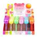 Cute Candy Lip Gloss & Balm Combo | Moisturizing Lollipop Chapstick & Fruit Flavored Lip Oil for Perfect Lip Care - Buy Online on GoSupps.com