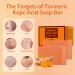 Turmeric Soap with Kojic Acid Turmeric Soap Bar For Face and Body Kojic Acid Soap For Dark Spot Remover Brightening Turmeric Soap Bar for Acne Face Bar For Cleansing Exfoliating Wash 200g - Buy Online on GoSupps.com