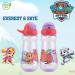 Shop 2x Paw Patrol Skye Water Bottles - BPA-Free 340ml Purple Sports Bottle with Straw for Kids Perfect for School & Picnic - Buy Online on GoSupps.com