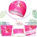 3-Piece Children's Bathing Caps for Girls (Ages 2-8) | Comfortable Swimming Caps for Toddlers & Youth - Buy Online on GoSupps.com