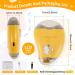 Caffney Electric Nail Clipper 3 Speeds Levels Electric Nail Trimmer with Nail Clip Storage Rechargeable Automatic Nail Clipper Portable Electric Fingernail Cutter Safety Fingernail Trimmer for Adult K Orange - Buy Online on GoSupps.com