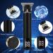 Men's Electric Hair Clippers - Cordless Waterproof Beard Trimmer with LED Display and 3 Guide Combs - Fast Charging, Dual Power Modes - Black - Buy Online on GoSupps.com